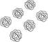 Paperclips Set, Metal Decorative Exquisite 50pcs Flower Paper Clips Cute for Office for Scrapbooking (Black)...