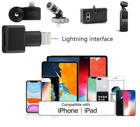 DESOFICON 2Pack Apple MFi Certified Lightning Extender Adapter, Male to Female, 8-pin for iPhone 13 12 11 X XS XR 8 7 6 iPad Transfer Audio Video ...