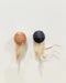 Interactive Cat Toy Balls - Infused with Catnip & Feather Kicker- Set of 2 Toy Balls, Small, Brown Orange...
