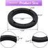 AnRui 4 Inch Universal Fit Car Speaker Spacer Adaptor Ring Mounting Bracket Plastic Black Car Stereo Speakers Spacer, 2Pcs...