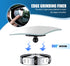 2 PCS Car Rearview Blind Spot Mirror, 360 Degree Adjustable By Pressing HD Reflective Auxiliary Mirror, Nano-suction Cup Mounted Wide-angle Revers...