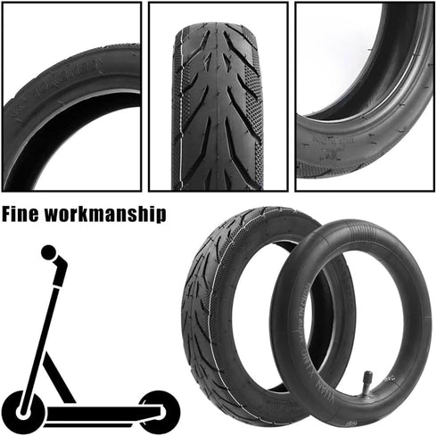 Electric Scooter Tire,10 * 2.125inch Replacement Scooter Tire Inner Outer Tyre Set for Segway F20 F25 F30 F40 Electric Scooters (Inner tyre)...