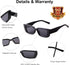 JUDOO Retro 90s Nude Rectangle Sunglasses for Women Vintage Square Frame Trendy Glasses...