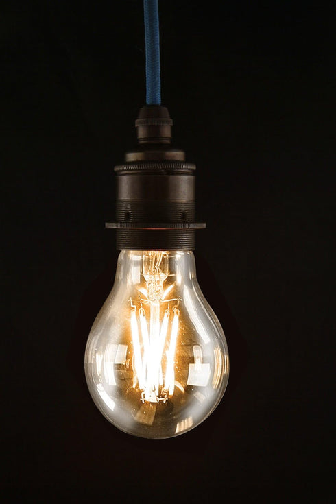 Newhouse Lighting 5W A19 Vintage Edison LED Filament Light Bulb (E26), Dimmable, 2200K...