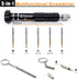 PTSLKHN Eyeglass Screwdriver, 5-in-1 Multifunctional Small Screwdriver, S2 Steel Glasses Screwdriver Kits for Eyeglass, Sunglasses, Electronics, C...