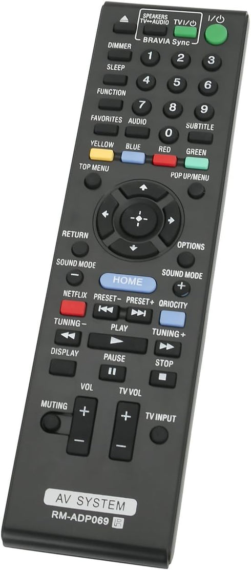 New RM-ADP069 Replace Remote Control for Sony BDV-N890W/Z BDV-T57 BDV-F7 HBD-F7 BDV-E280 HBD-T58 BDV-T58 BDV-E580 BDV-E380 HBD-E280 AV System...