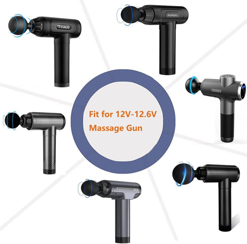 12.6V Massage Gun Charger Power Adapter Compatible with Cholas KZD02,TYIAUS,JamGym,ZonGym,HeaDot,Kelices,FENTASY AC Adapter Power Supply Cord...