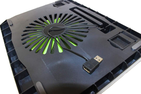 New USB Laptop Notebook Cooling Cooler Pad 1 Large Fan for your Apple MacBook Pro, Notebooks, Laptops...
