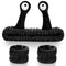 3pcs Snail Face Wash Headband and Wristband Set Black Funny Makeup Headband Puffy Skincare Spa Head Bands Cute Wrist Towels Hair Band for Washing ...