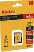 Kodak SD card 64GB UHS-I U3 V30 Ultra - 95MB/s Max Read Speed - Write Speed 85MB/s Max - Storage of 4K Ultra HD Videos and HD Photos - SD Card...