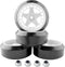 4PCS 12mm Hub Wheels,1 : 10 Hard Plastic RC Drift Cars Tires for Traxxas HSP Tamiya HPI Kyosho On-Road Drifting Car(White)...
