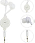 Hemobllo Retractable Earphones - 3 Pcs Wired in Ear Headphones 3.5mm Jack Stereo Wired Earbuds Retractable Wired Earphones for Phones Laptops......