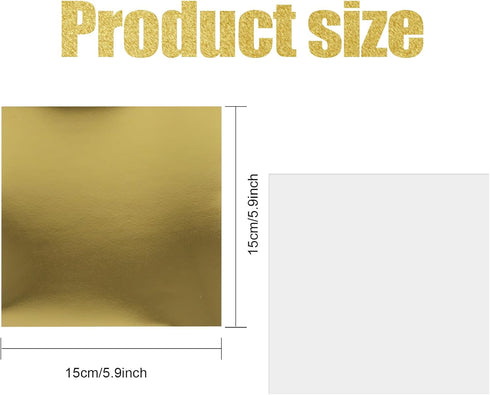 ZWIN 135 Sheets Foil Cardstock Papers for Craft Metallic Paper Cardstock 7 Colour Origami Paper 6'' Metallic Mirror Board Sheets for Art and Craft...