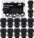 Cable Glands 3/4 Inch Nylon Waterproof Cable Connector With Lock Nut And Gaskets IP68 Waterproof Cable Range 13-18mm Cord Gland Connectors Electri...