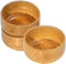 Natural Bamboo Bowls Pack of 3, Japanese Style Bowls, Household Healthy and Environmentally Friendly Salad Bowls, Soup Bowls, Ramen Bowls, Fruit B...