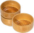Natural Bamboo Bowls Pack of 3, Japanese Style Bowls, Household Healthy and Environmentally Friendly Salad Bowls, Soup Bowls, Ramen Bowls, Fruit B...