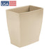 iDesign Small Bathroom Trash Can, Ideal for Primary and Guest Bathroom or Office, Brown, Made in USA...
