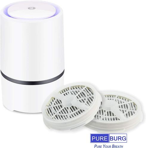 PUREBURG GL-2103 Replacement Filter Compatible with RIGOGLIOSO JINPUS MELEDEN Houzetek WSTA DHS COSTWAY & SY900S Air Purifiers,2-Pack HEPA Activat...