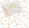 OLYCRAFT 45pcs 9 Style Starfish Shell Resin Fillers Alloy Enamel Cabochons Ocean Nail Art Decorations Resin Accessories Supplies for Jewelry Makin...