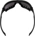 Birdz Eyewear Gasket Safety Padded Motorcycle Sport Sunglasses Black with Smoke Lens...