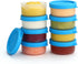 Condiment Cups Containers with Lids- 8 pk. 1.3 oz.Salad Dressing Container to go Small Food Storage Containers with Lids- Sauce Cups Leak proof Re...