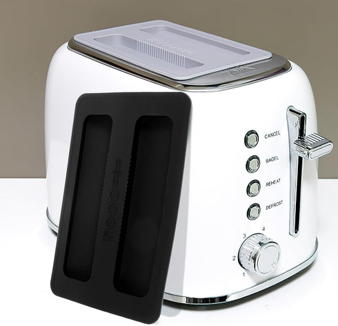 STOBAZA Silicone Toaster Lid 2 Slices Toaster Bread Maker Cover Toaster Kitchen Appliance Top Cover Bread Machine Sandwich Machine Cover Part Acce...