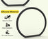 Replacement Gasket Compatible with Ryobi 18v Stick Vaccum Dust Bin Lid, Works for Models PCL720, PBLSV716, PBLSV717, Easy-to-Install Seal for Impr...
