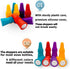 10 pcs Wine Stoppers, CNYMANY Reusable Silicone Beverage Bottle Sealer Replacement with Grip Top for Cork to Keep The Wine Fresh - Red, Blue, Oran...
