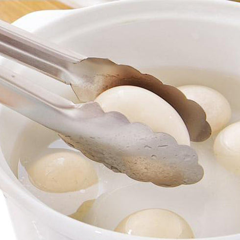 304 Stainless Steel Kitchen Cooking Tongs, 9" and 12" Set of 2 Sturdy Grilling Barbeque Brushed Locking Food Tongs with Ergonomic Grip, Green...