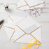 50 Pieces A7 Envelopes with Gold Border, 5.24 x 7.21 Inches Envelopes with Gold Stickers for Greeting Cards and Invitation (White, A7-5x7)...