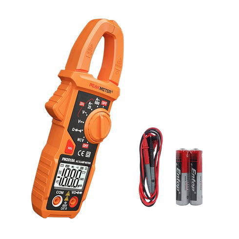 Digital Clamp Meter Auto-Ranging Multimeter Amp Voltage Tester Measure AC Current 600 A, AC/DC Voltage, Resistance, NCV, LPF, Diodes, Continuity a...