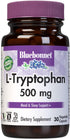 BlueBonnet L-Tryptophan 500 mg Vitamin Capsules, 30 Count...