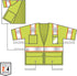 Ergodyne - 24169 Reflective Safety Vest, ANSI Class 3, Hi Vis Two Tone, 6 Easy Access Pockets, GloWear 8346Z,Lime, 4X-Large-5X-Large...