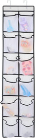 12 Large Pockets Over Door Hanging Shoe Organizer...