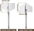 4Pcs Stainless Steel Drywall Corner Tool Set, 2 Inch Inside & Outside Corner Trowel Concrete Tools Hand Tools, Drywall Plaster Tools for Bricklayi...