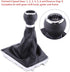 6 Speed Gear Shift Knob Gaiter Boot,6 Speed Car Gear Shift Knob Stick Gaiter Boot Frame Kit for B6 2005 2012...