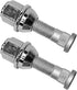 M12x1.50 Chrome Wheel Lug Stud Nut Set Compatible with 2006-2021 Ford Focus Fusion Fiesta Escape EcoSport Ranger MKC MKZ, Replaces 611-303 CV6Z101...