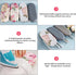 Small Ironing Board, Tabletop Ironing Board Mini Foldable Shirt Cuffs Collars Handling Table for Sleeves, Sewing and Ironing, Dorms, Travel(Peony)...
