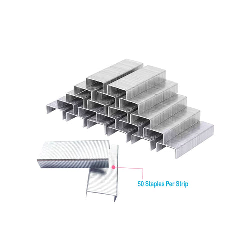 5000pcs No.10 Staples, for Max HD-10D,Swingline Tot Mini Stapler, and Other Mini Stapler Using No.10 Staples(Smaller Than Standard Staples).Silver...