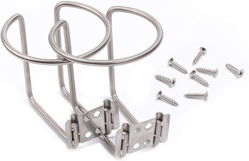 Z-Color 2pcs Stainless Steel Boat Ring Cup Drink Holder Universal Drinks Holders for Marine Yacht Truck RV Car Trailer Hardware...