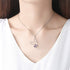 Jewelry Set for Women Girl,S925 Silver Plated Mouse Earring Necklace Kits,Cute Ear Stud and Pendant with Shinying CZ for Women's Day Gift,Hypo-all...