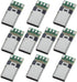 10PCS USB 3.1 Type C Connector 24 Pins Male Plug Socket Receptacle Adapter to Solder Wire & Cable 24P PCB Board Support Module...