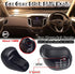 Hacreyatu Leather Manual Stick Gear Shift Knob Lever Shifter 6 Speed for Hyundai Creta IX25 Kia Forte Cerato K3 Ceed 2012-2016...