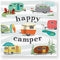 Design Design Happy Camper Cocktail Napkins, Multicolor...