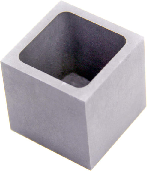 Graphite Ingot Mold, High Purity Refining Graphite, Melting Casting Mould for Gold Silver Aluminum Copper Brass Zinc Plumbum and Alloy Metals (1.9...