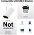 iWALK Portable Charger 9600mAh 18W PD Fast Charging, Power Bank with Built-in USB-C Cable & LED Display, External Battery Pack for Android Mobile ...