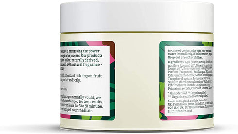 Faith in Nature Natural Dragon Fruit Hair Mask, Revitalising, Vegan & Cruelty Free, Parabens and SLS Free, For All Hair Type, 300ml...
