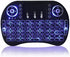 Backlit Mini Wireless Keyboard, Air Mouse Portable Wireless Mini Keyboard with Touchpad Mouse, Wireless Mini Keyboard for PC TV Box HTPC IPTV PC P...