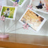 8-Branch Family Tree Picture Frame Holder, Card Photo Clips Holder Desk Stand for Memo Paper Note Photo Christmas Wedding Card Display (Cherry Blo...