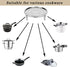 Steamer Rack for Cooking,18/8 Stainless Steel Steaming Rack,8.5 Inch Steam Tray with Removable Legs for Steamer Cookware Baking Instant Pressure C...